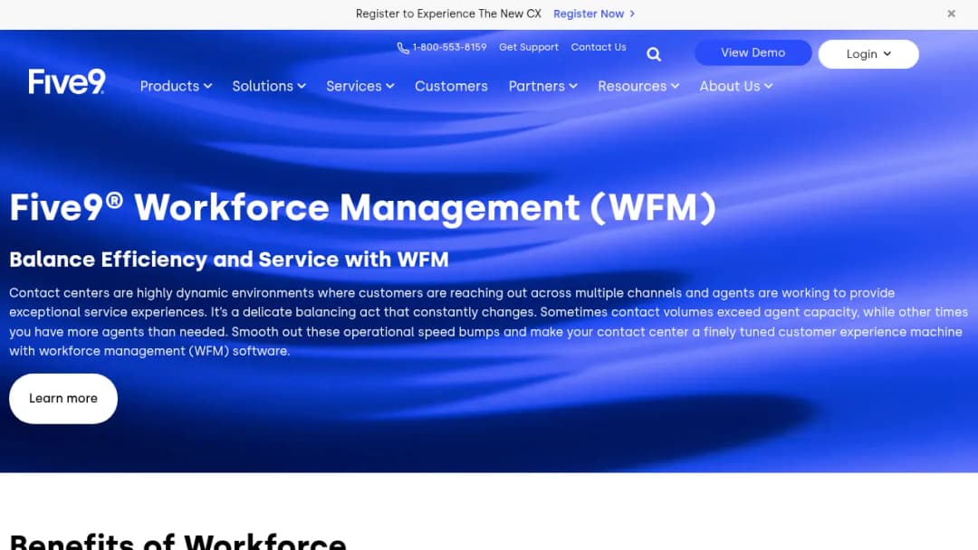 Five9 Workforce Management screenshot