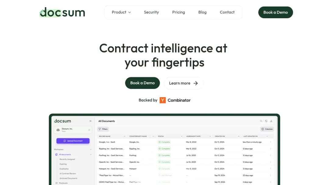 Docsum screenshot