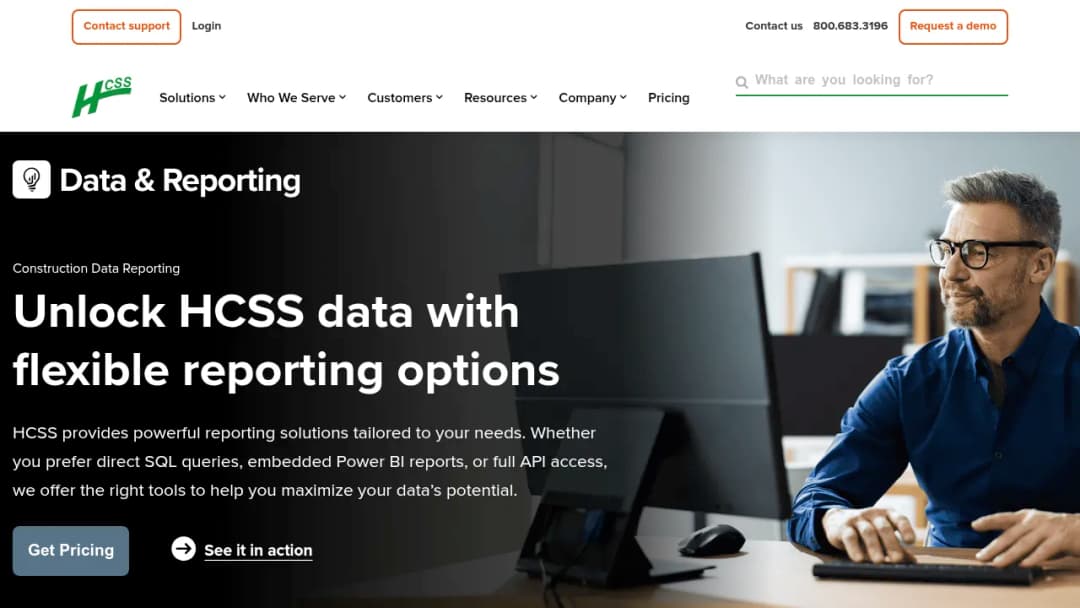HCSS Reporting screenshot