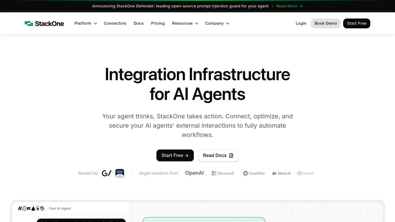 StackOne screenshot