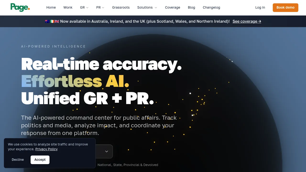 Page Technologies screenshot