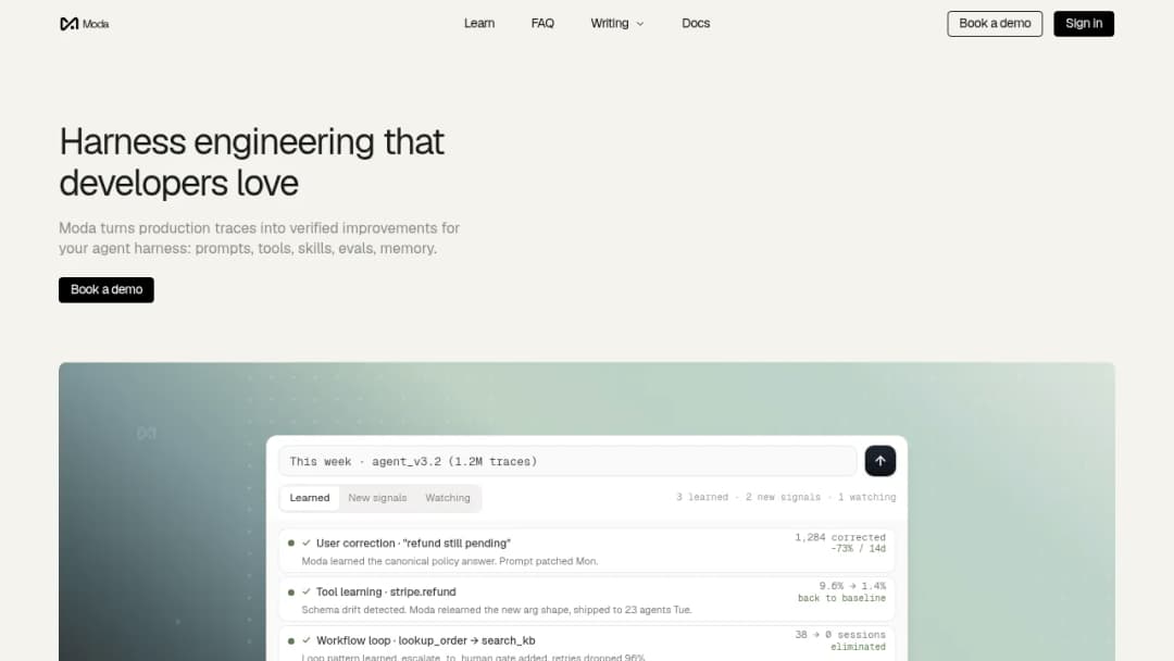 Moda Flows screenshot