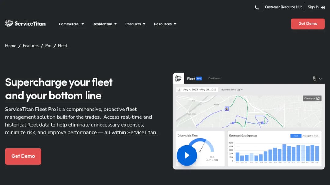 ServiceTitan Fleet Pro screenshot