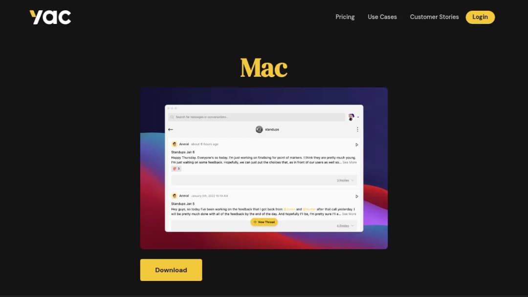 Yac screenshot