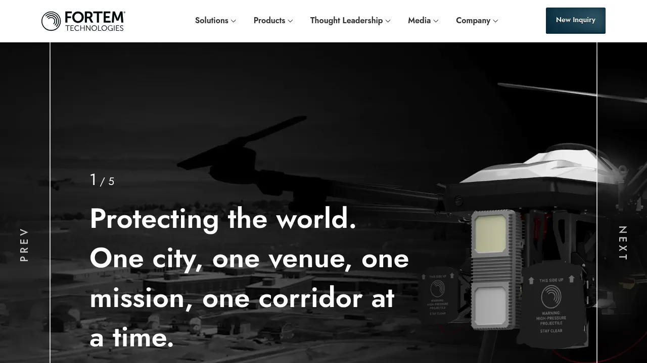 Fortem Technologies screenshot