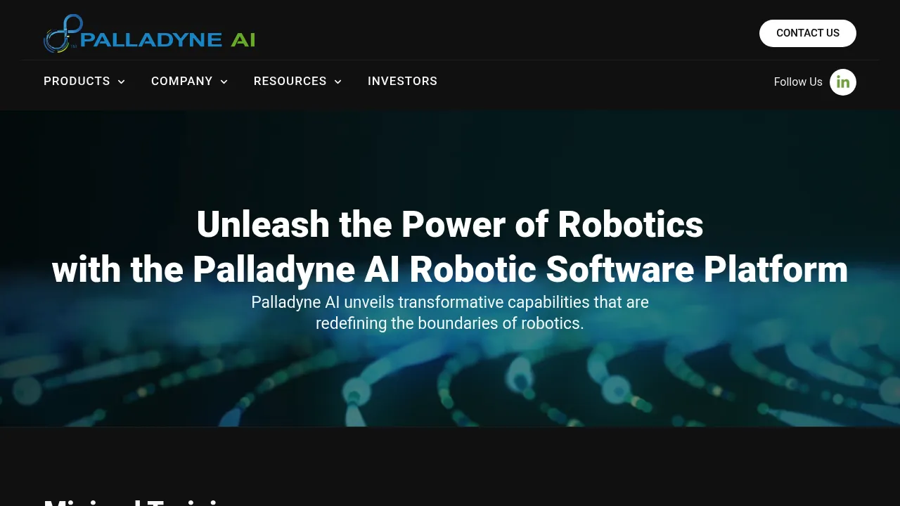 Palladyne AI screenshot