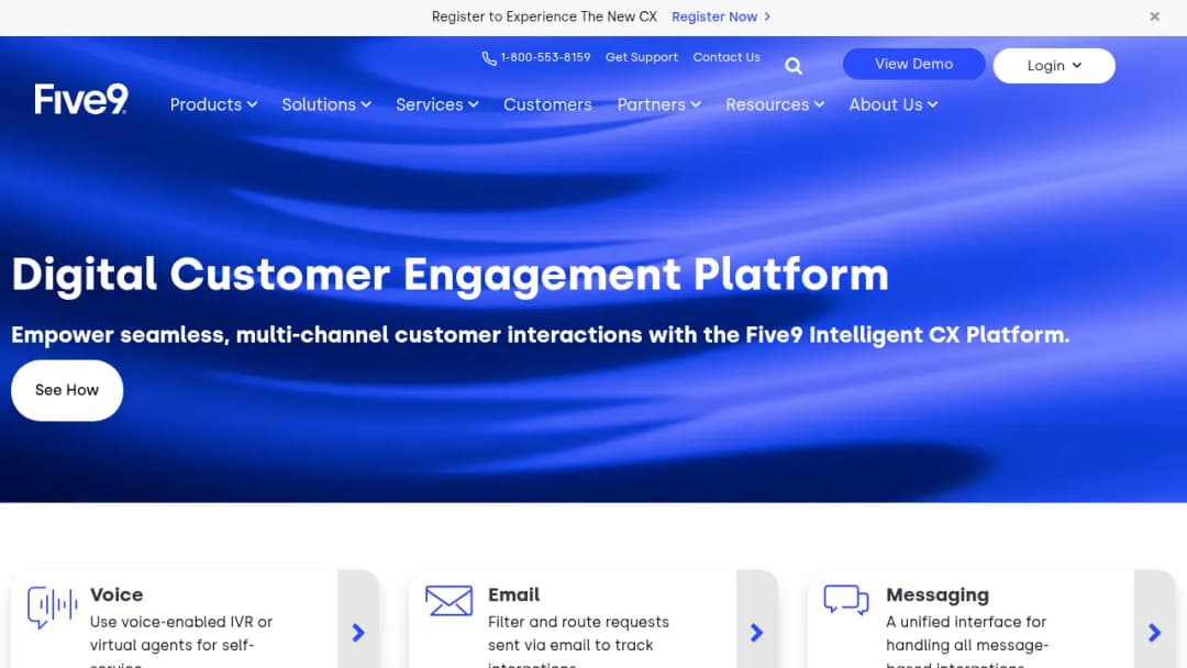 Five9 Digital Engagement screenshot