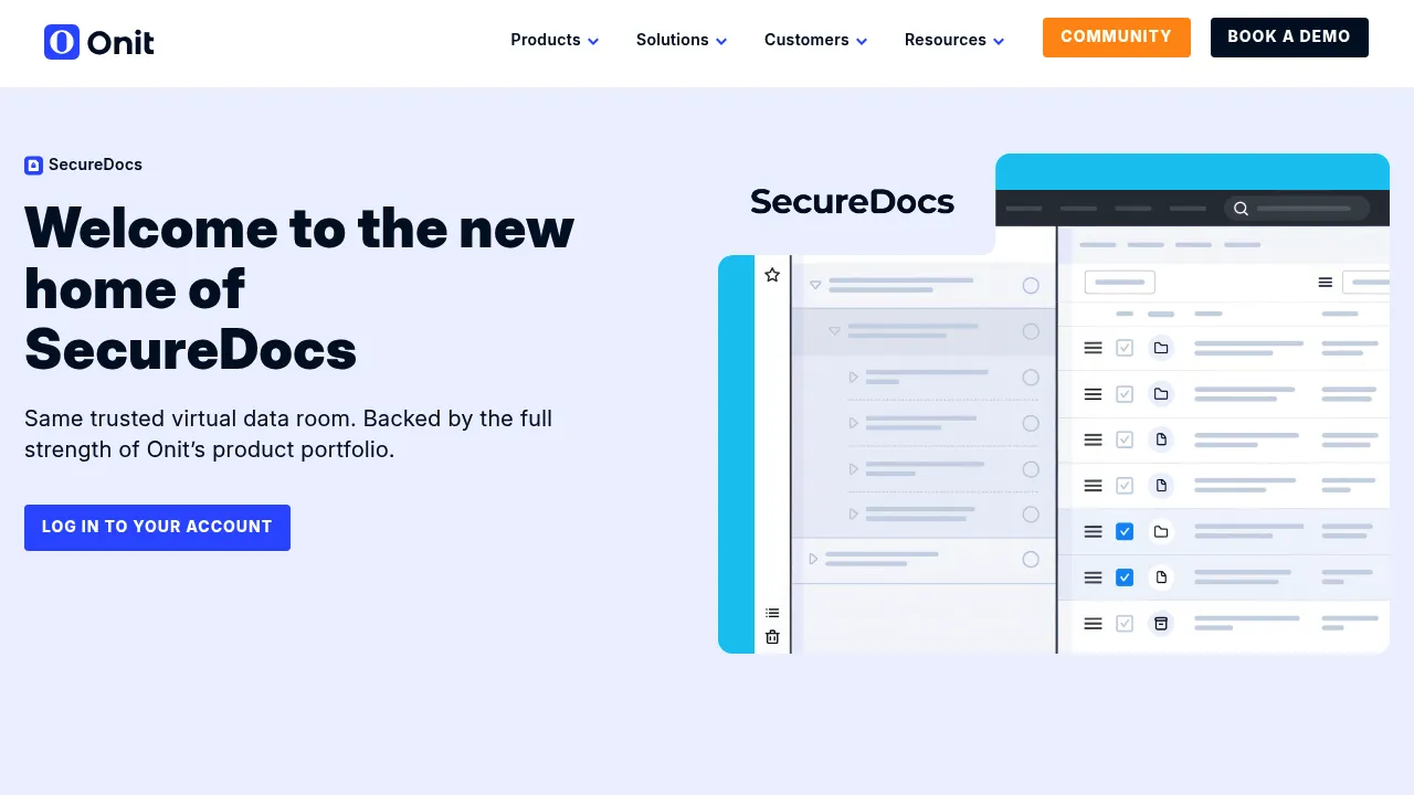 SecureDocs screenshot