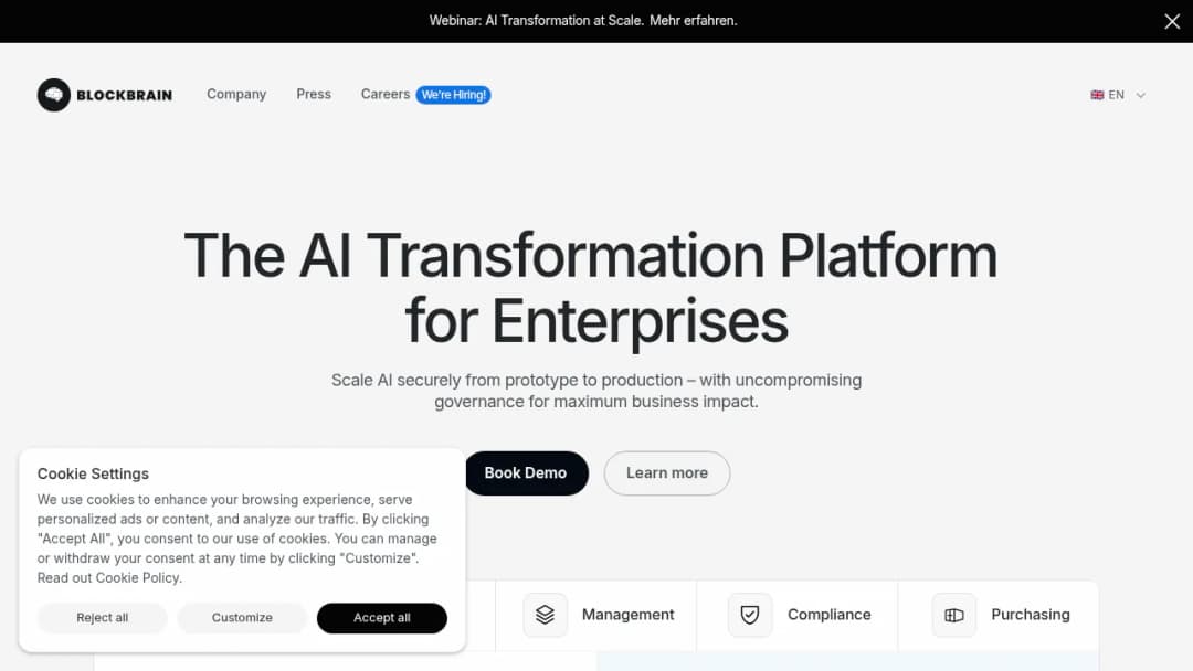 Blockbrain screenshot