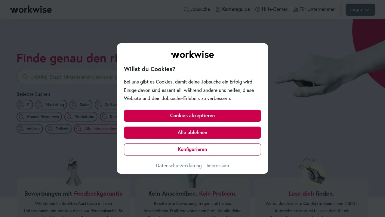 Workwise screenshot