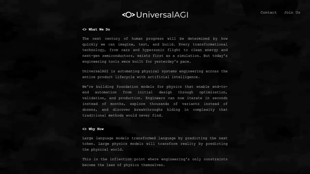UniversalAGI screenshot