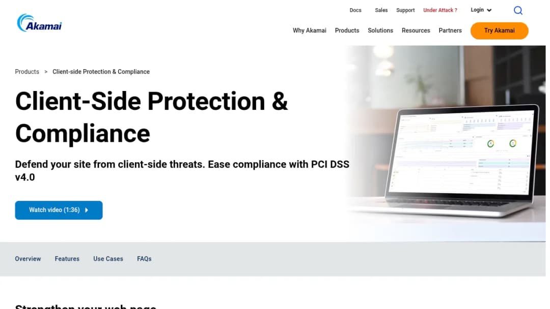 Akamai Client-Side Protection & Compliance screenshot