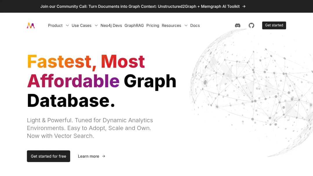 Memgraph screenshot