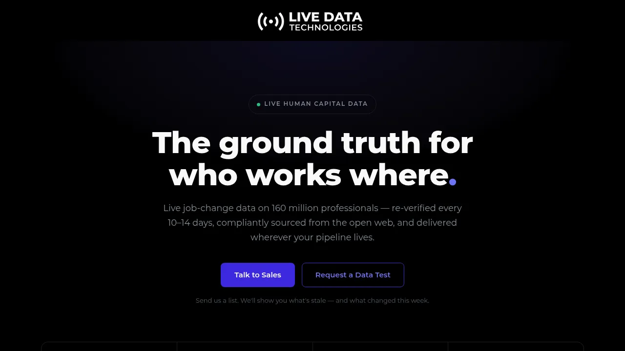 Live Data Technologics screenshot