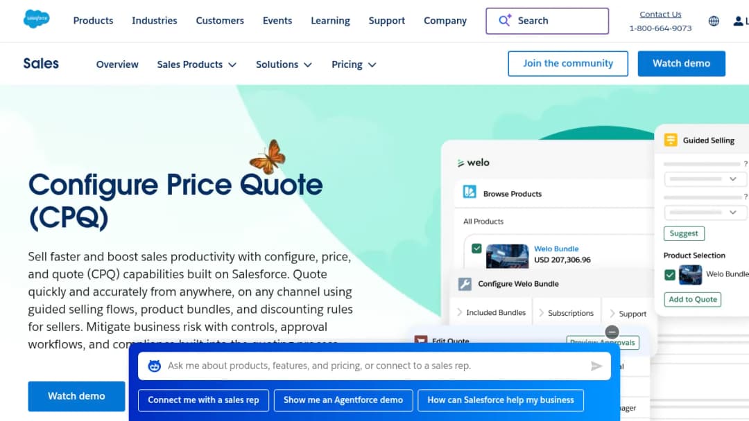 Salesforce CPQ screenshot