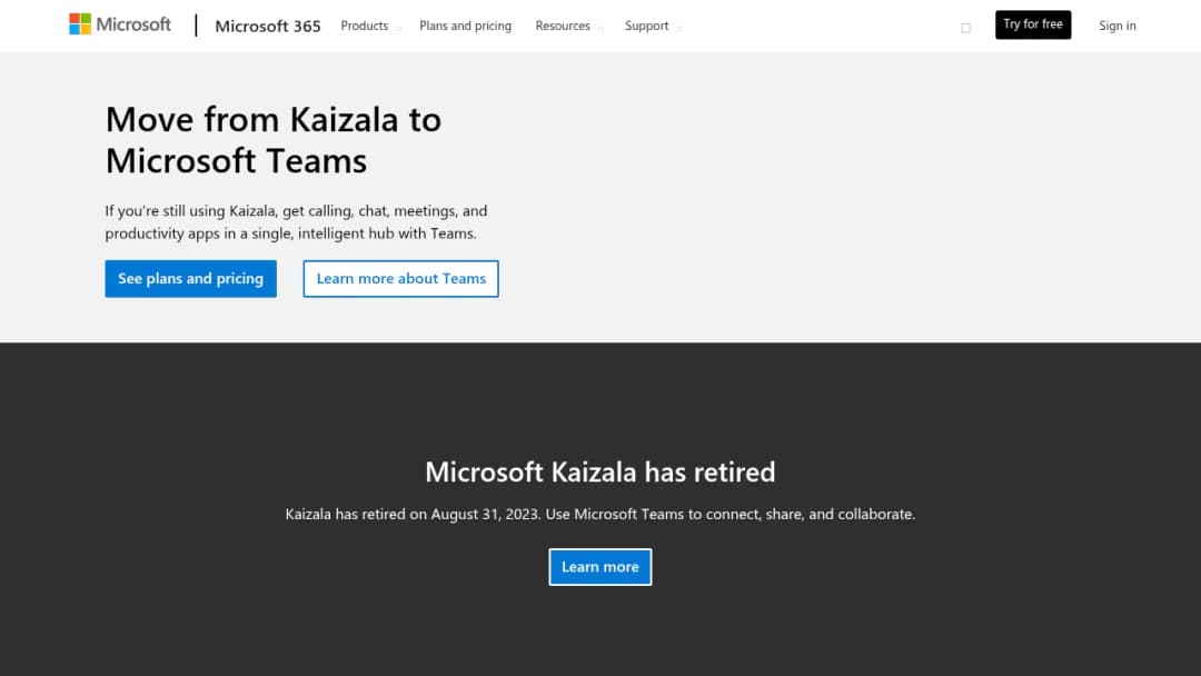 Microsoft Kaizala screenshot
