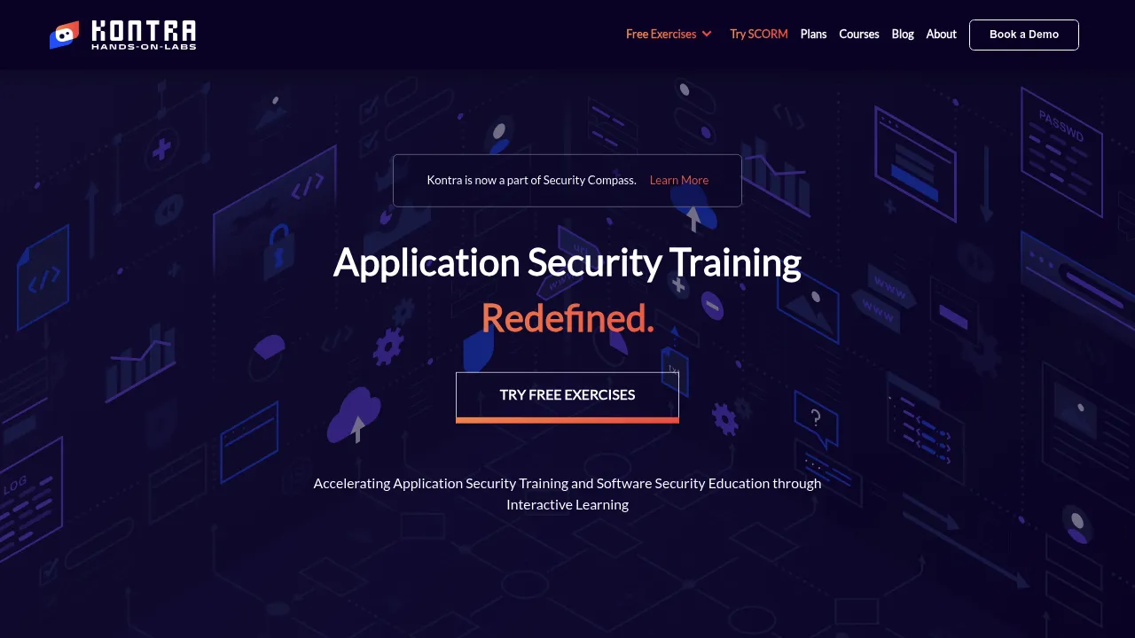 Kontra Application Security Training screenshot