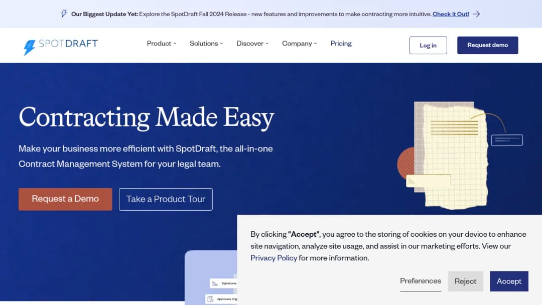 SpotDraft screenshot