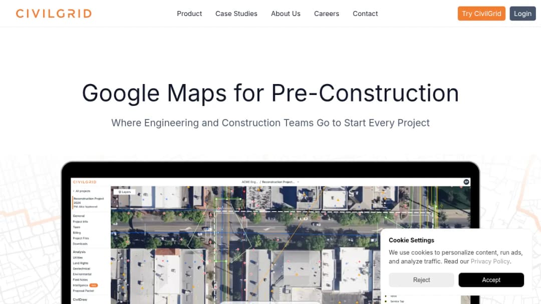 CivilGrid screenshot