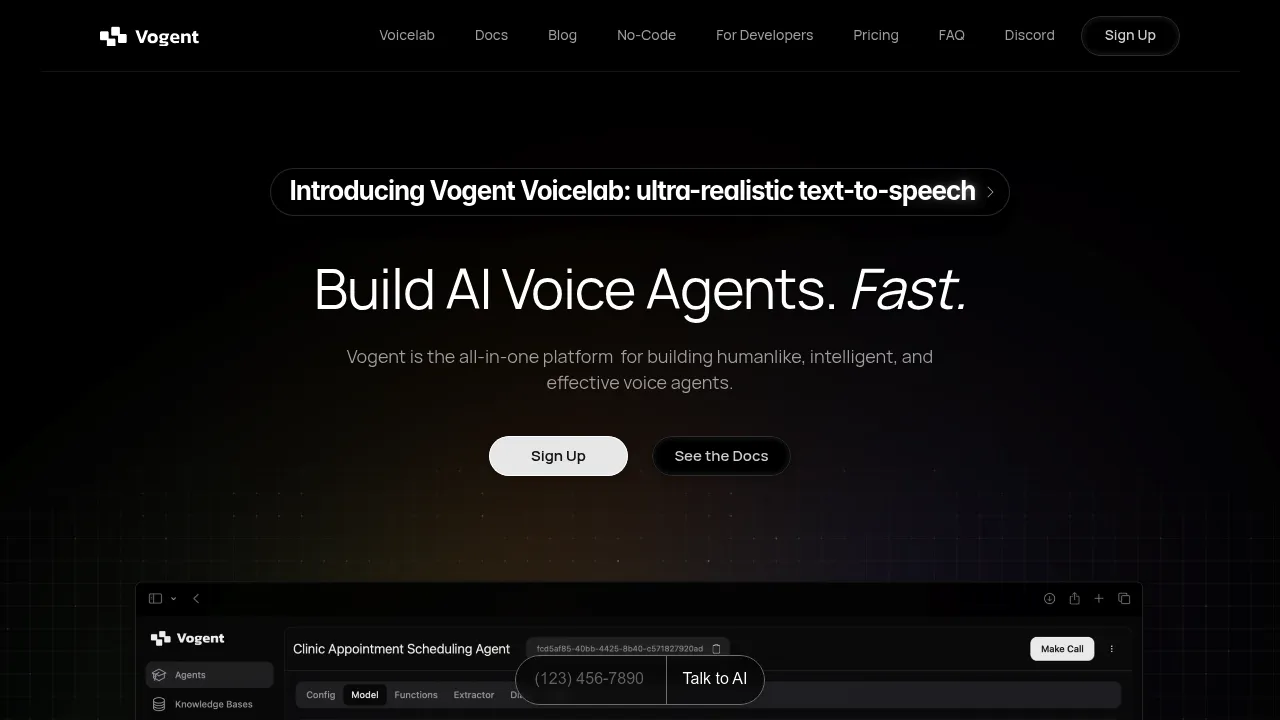 Vogent screenshot