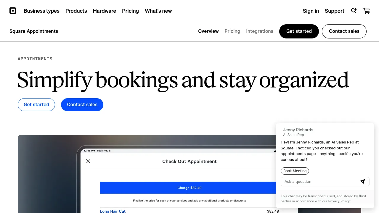 Square Appointments screenshot