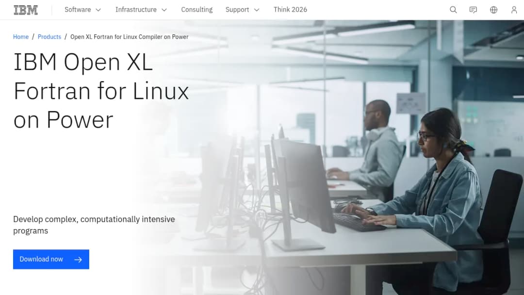 IBM Open Xl Fortran Linux Compiler Power screenshot