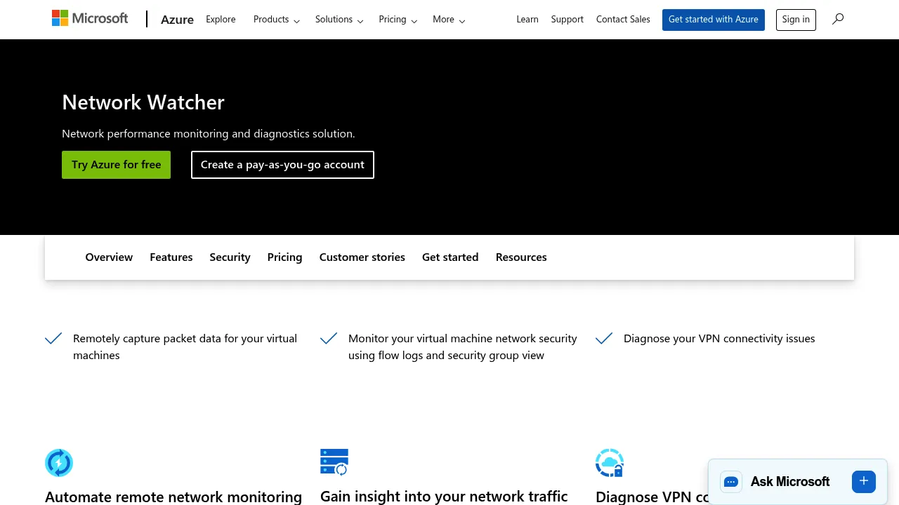 Network Watcher screenshot