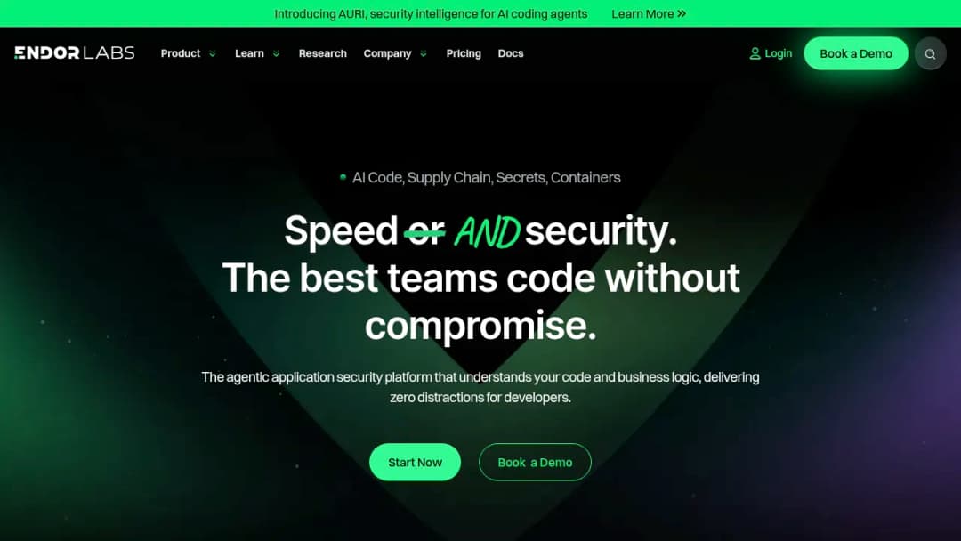 Endor Labs screenshot