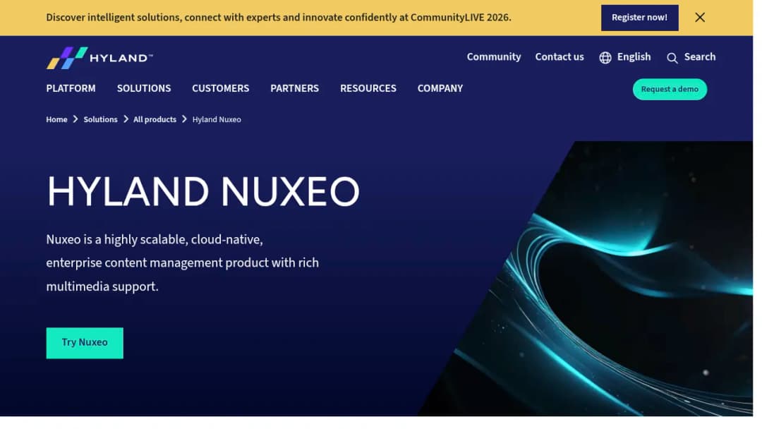 Hyland Nuxeo screenshot