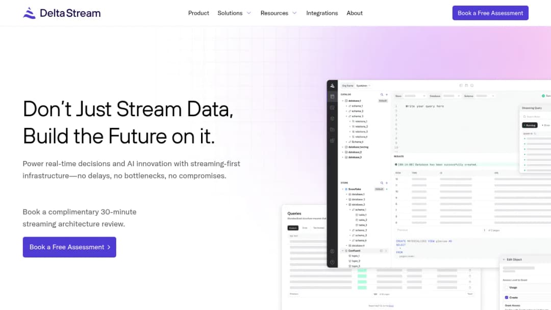 DeltaStream screenshot