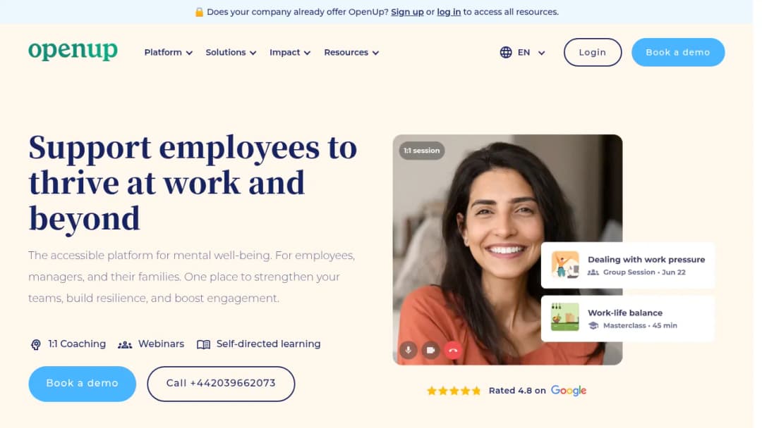 OpenUp screenshot