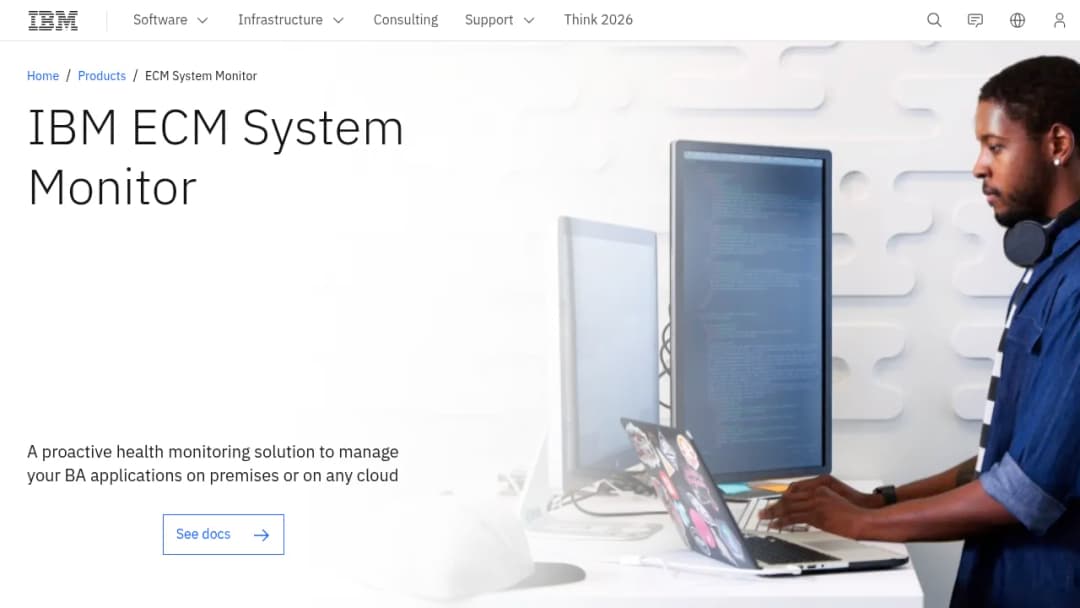 IBM Ecm System Monitor screenshot