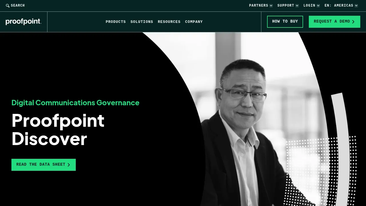 Proofpoint Discover screenshot