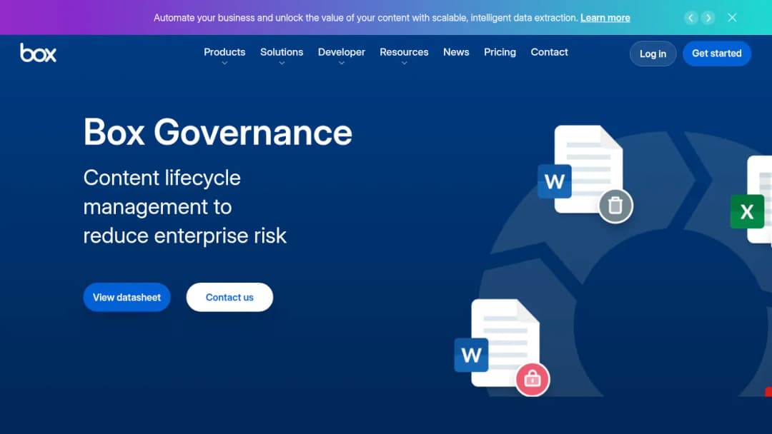 Box Governance screenshot
