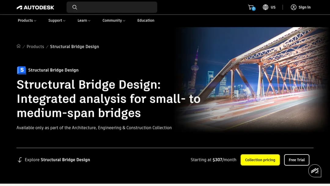 Autodesk Structural Bridge Design screenshot