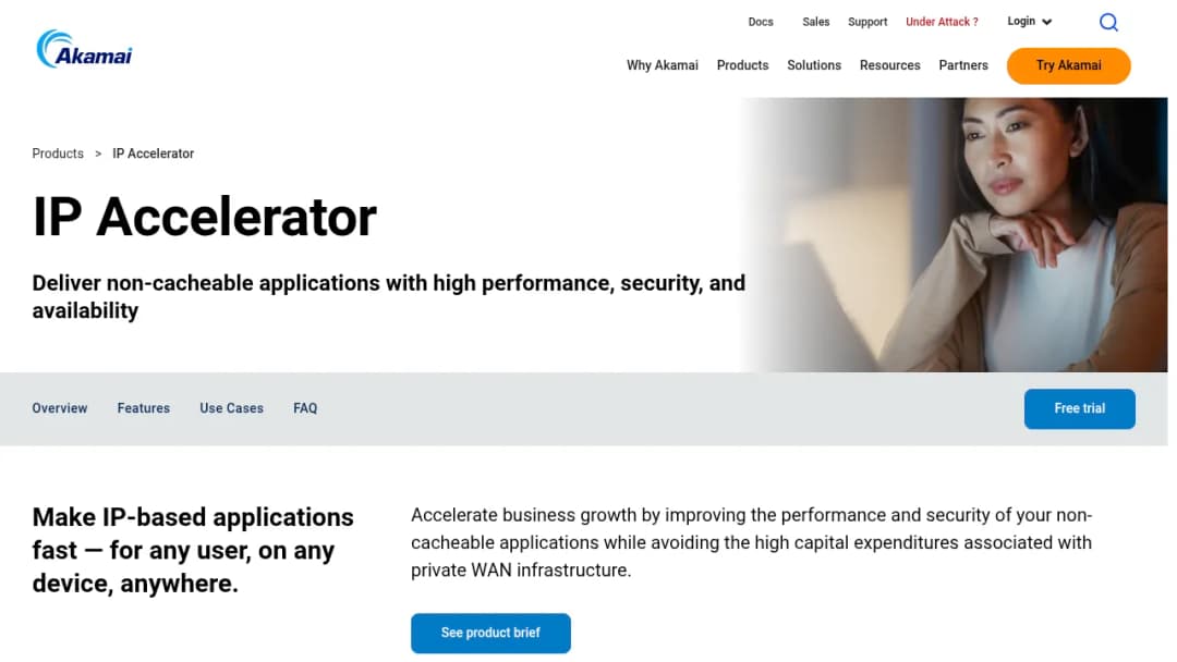 Akamai IP Accelerator screenshot