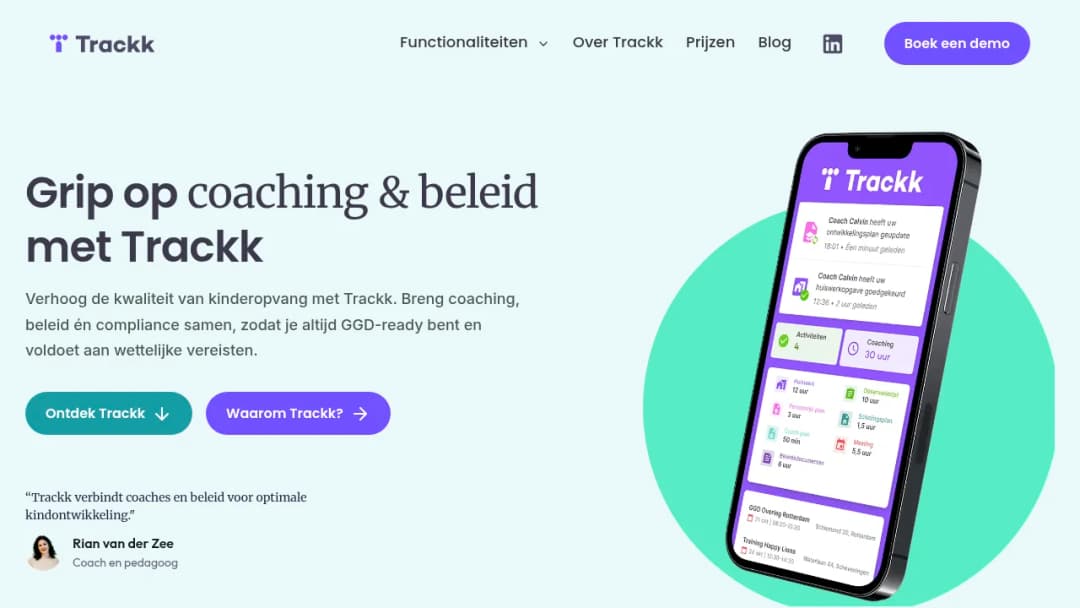 Trackk screenshot