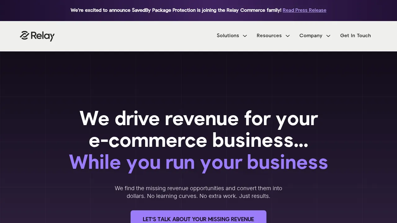 Relay Commerce screenshot