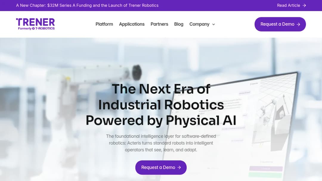 Trener Robotics screenshot