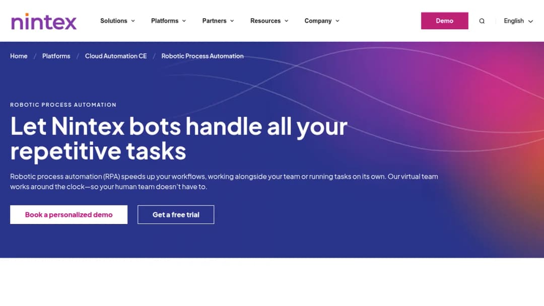 Nintex RPA screenshot