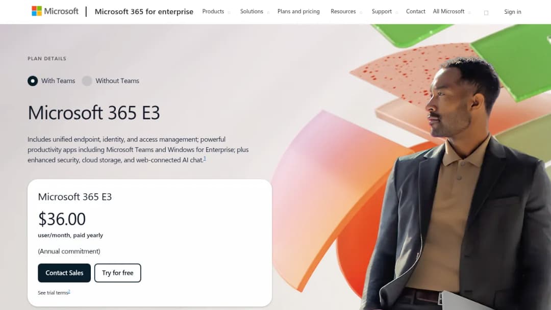 Microsoft 365 E3 screenshot