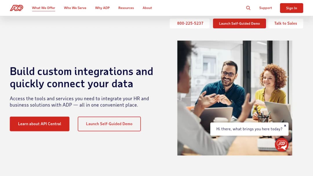 ADP Custom Integrations screenshot