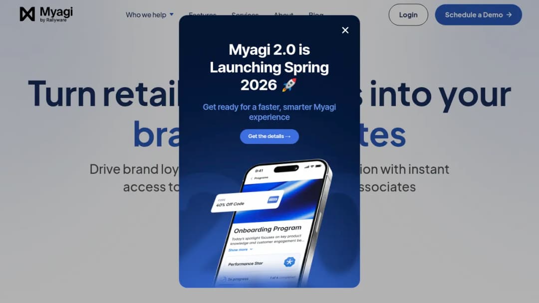 Myagi screenshot