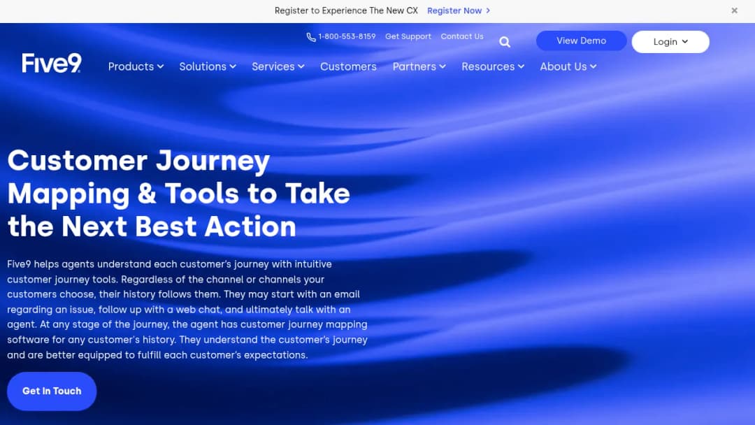 Five9 Customer Journey screenshot