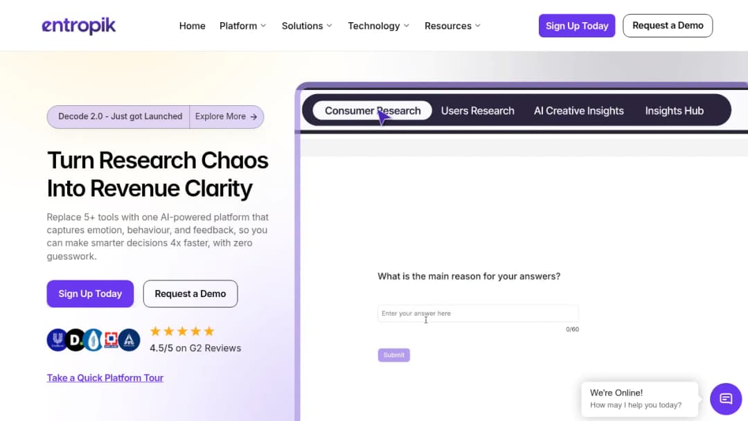 Entropik screenshot