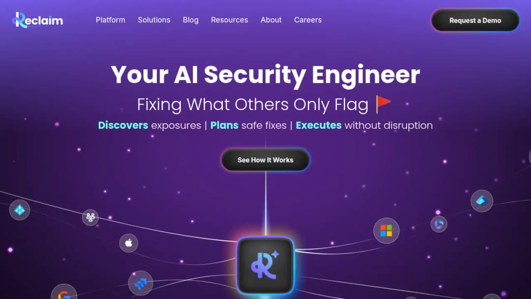 Reclaim Security screenshot