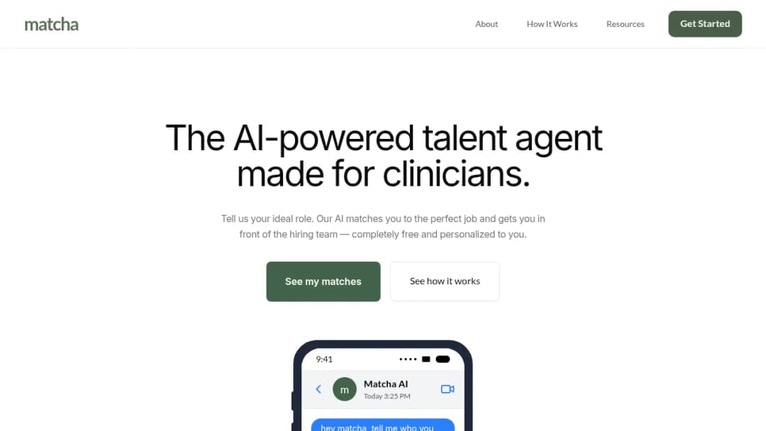 Matcha screenshot
