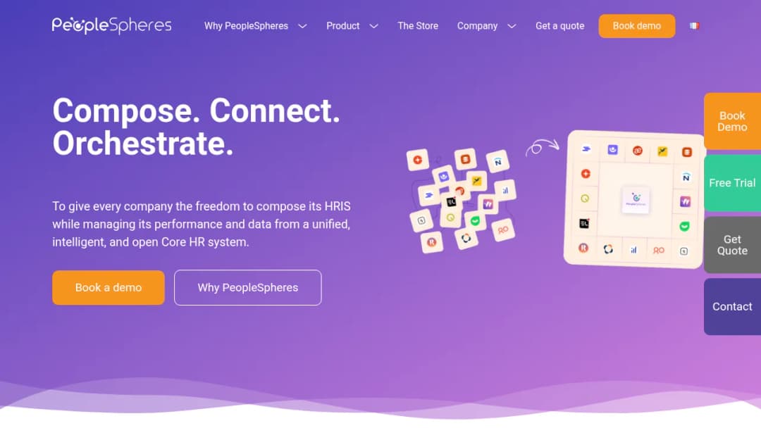 Peoplespheres screenshot
