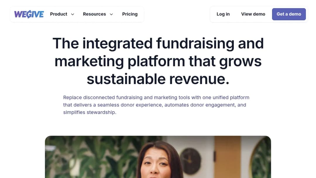 WeGive screenshot
