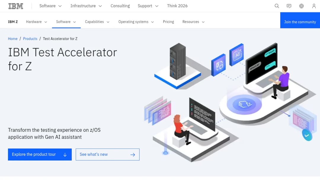 IBM Test Accelerator Z screenshot
